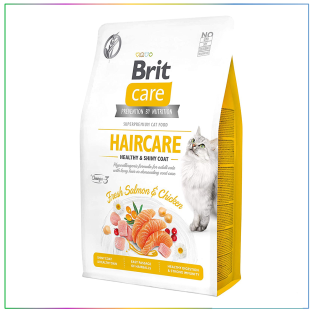 Brit Care Haircare Tahılsız Deri ve Tüy Bakım Tavuk & Somonlu Yetişkin Kedi Maması 2 Kg