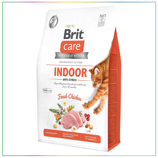 Brit Care Indoor Anti Stres Azaltıcı Tahılsız Yetişkin Kedi Maması 2 Kg