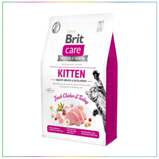 Brit Care Hypo-Allergenic Sağlıklı Büyüme için Tavuklu Tahılsız Yavru Kedi Maması 400gr