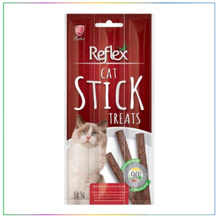 Reflex Biftekli ve Kuzulu Tahılsız Kedi Ödül Çubuğu 15 Gr (3'lü)