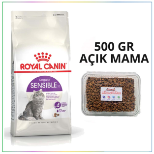 Royal Canin Sensible 33 Açık Hassas Yetişkin Kedi Maması 500 Gr
