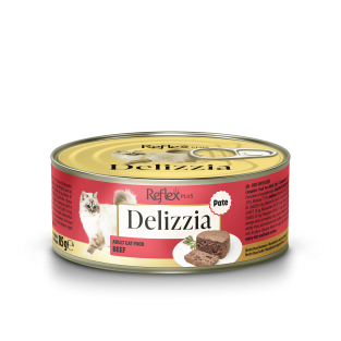 Reflex Plus Delizzia Kıyılmış Dana Etli Kedi Maması 85 gr