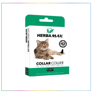 Herba Max Kediler İçin Doğal Pire Tasması 42 Cm