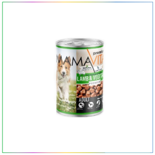 Mamavita Kuzu Etli Yetişkin Köpek Konserve Yaş Maması 400gram