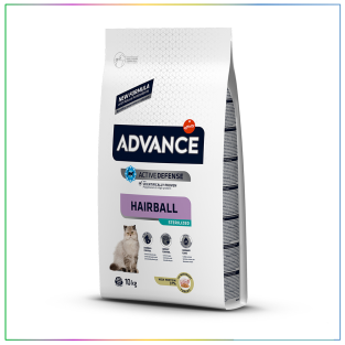 Advance Sterilized Hairball Hindili Kısırlaştırılmış Kedi Maması 10 Kg