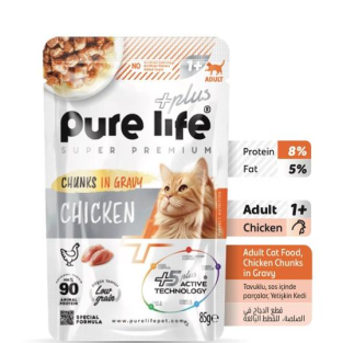 Purelife Plus Tavuklu Pouch 85 GR
