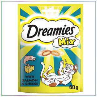 Dreamies Somon Ve Peynirli Mix Kedi Ödülü 60 Gr