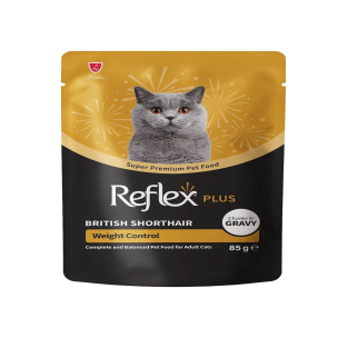 Reflex Plus Britsh Shorthair Yetişkin Kedi Konservesi 85gr