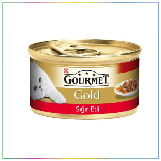 Gourmet Kıyılmış Sığır Etli Kedi Konservesi 85 Gram