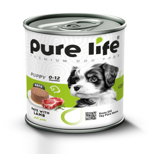 Purelife Pate Kuzu Etli Yavru Köpek Konserve 400GR