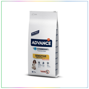 Advance Sensitive Somon & Pirinç Orta/Büyük Irk Yetişkin Köpek Maması 12 Kg