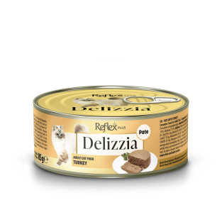 Reflex Plus Delizzia Kıyılmış Hindi Etli Kedi Maması 85 gr
