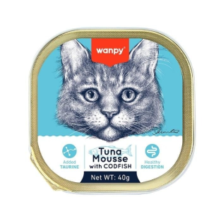 Wanpy Alutray Ton Balıklı ve Tavuklu Pate Yetişkin Kedi Konservesi