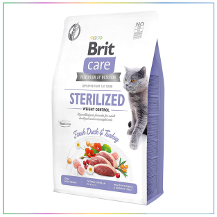 Brit Care Weight Control Sterilised Ördek & Hindi Tahılsız Kısırlaştırılmış Kedi Maması 7 Kg