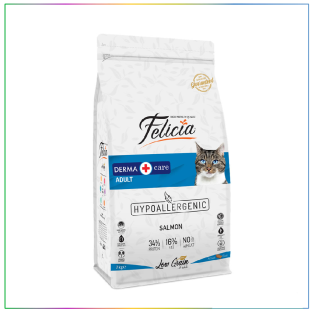 Felicia Az Tahıllı 2 Kg Yetişkin Somonlu HypoAllergenic Kedi Maması