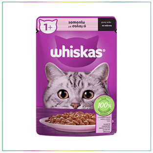 Whiskas Pouch Somon Balıklı Yaş Kedi Maması 85gr