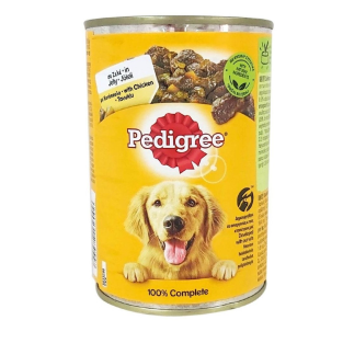 Pedigree Tavuklu Sebzeli Konserve Köpek Maması 400 gr