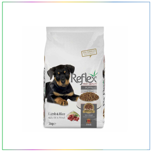 Reflex Puppy Kuzu Etli ve Pirinçli Yavru Köpek Maması 3 Kg