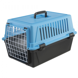 Kedi ve Köpek Taşıma Çantası Mavi/Siyah 5 kg