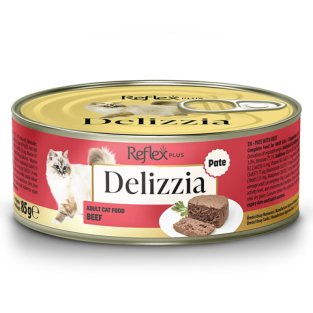 Reflex Plus Delizzia Sos İçinde Parça Dana Etli Kedi Yaş Mama 85 gr