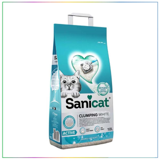 Sanicat Active Marsilya Sabunu Kokulu Topaklanan Kedi Kumu 10 Lt.