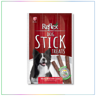 Reflex Stick Kuzulu Tahılsız Köpek Ödül Çubuğu 3 adet