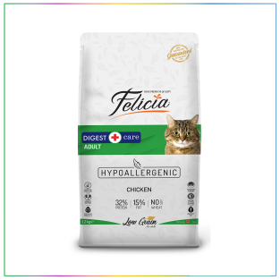 Felicia Az Tahıllı 12 Kg Yetişkin Tavuklu Hamsili HypoAllergenic Kedi Maması