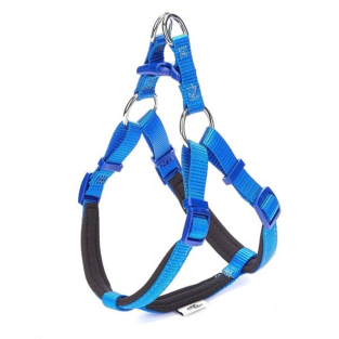 Doggie Comfort Dokuma Ronin Köpek Göğüs Tasması Small Mavi 1,5x40-45 Cm