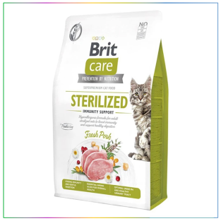 Brit Care Immunity Support Domuz Etli Tahılsız Kısırlaştırılmış Kedi Maması 2 Kg