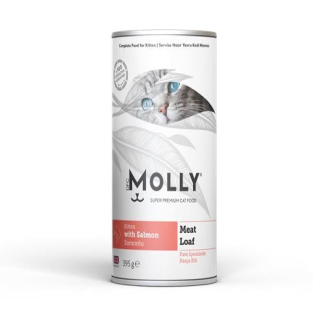 Molly Konserve Yavru Kedi Pate Somonlu 395 Gr