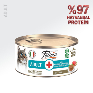 Felicia Ton Balıklı Ezme Yetişkin Kedi Konserve Maması 85 Gr