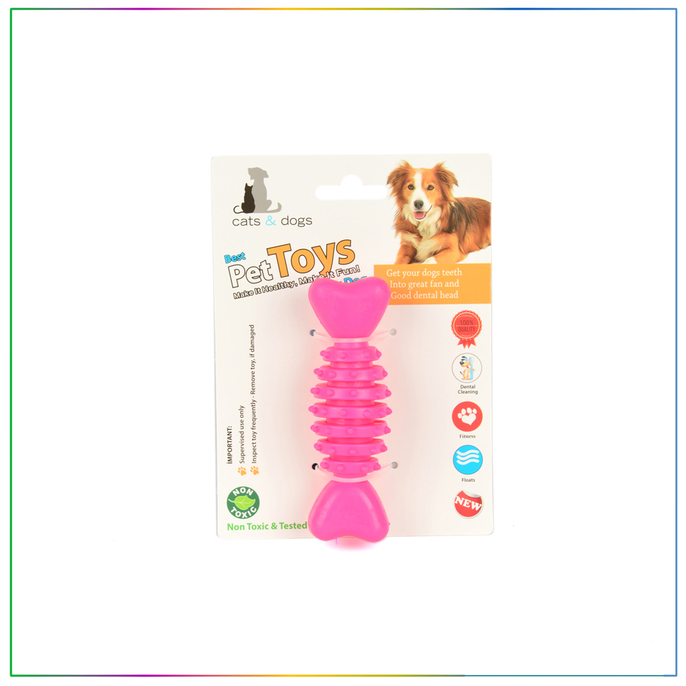 Kemik Şekilli Köpek Diş Kaşıyıcı Oyuncak 12cm